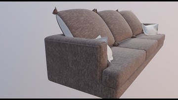 modeling a home sofa in blender 2.8