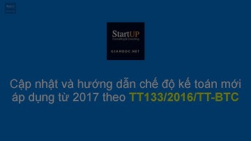 Chế độ kế toán cho DN SME từ 2017 | TT133/2016/TT-BTC
