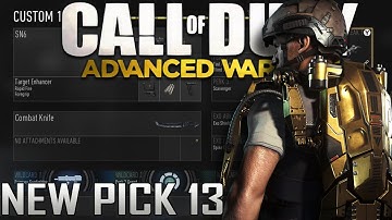 Call Of Duty: Advanced Warfare - "NEW PICK 13 System!" - Create a Class - (COD AW PICK 13)