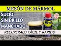 ✨ TIPS para brillar y limpiar TU MESÓN DE MÁRMOL / Dulce y Natural.