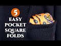 How to Fold a Pocket Square 5 Quick & Easy Ways to Fold Handkerchiefs