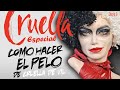 🔥Peinamos a Cruella 💇‍♀️✂️ Aprende a hacer una Peluca con Lana! Especial Cruella Parte 3