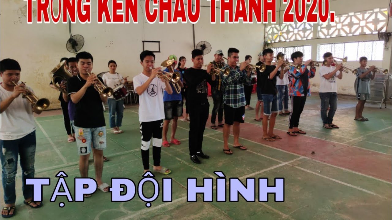 TRỐNG KÈN CHÂU THÀNH 2020 - TẬP ĐỘI HÌNH LIÊN HOAN TIẾNG KÈN ĐỘI TA 2020.