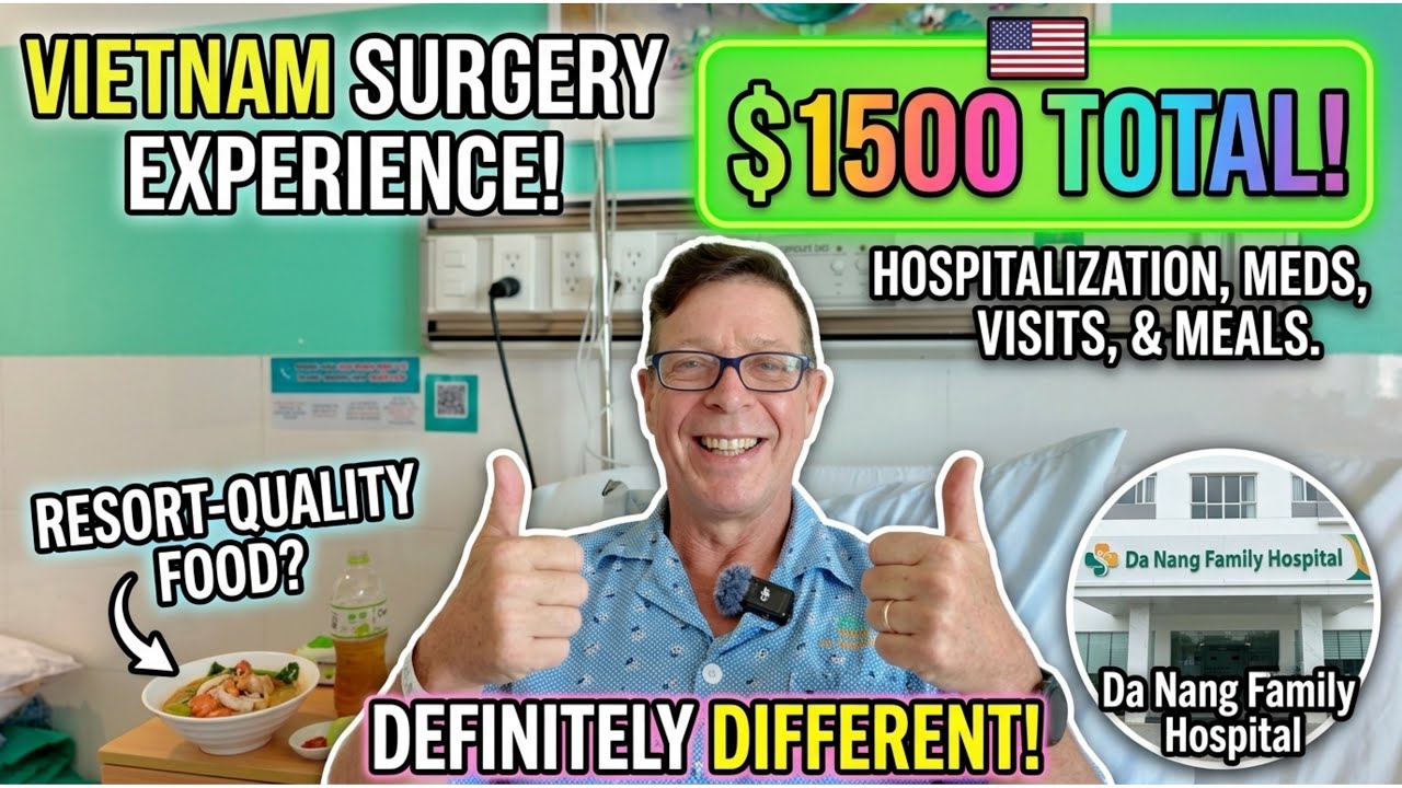 🏥 $1,500 for 5 Days in a Vietnam Hospital 🇻🇳 Full Tour + My Surgery ✌️❤️