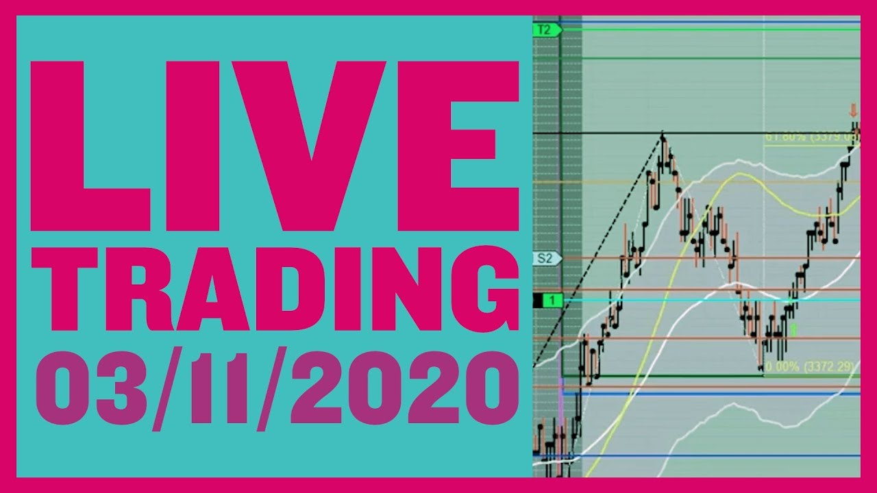 Live Trading MICRO E mini ES 03/11/2020 YouTube
