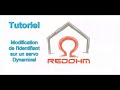 Dynamixel changement de lidentifiant par redohm