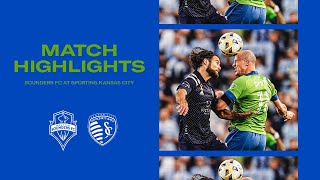 HIGHLIGHTS Sporting Kansas City vs Seattle Sounders FC September 26 2021
