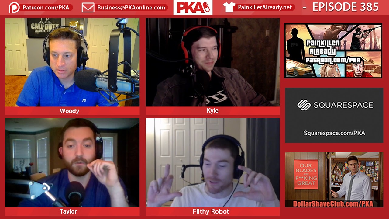 PKA 385 w/ Filthy Robot - Dark Side of Filthy, Woody is Superboy, Shark Bite Video