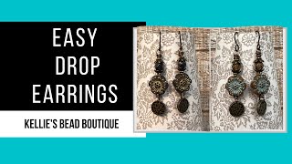 How to Make Easy Drop Earrings screenshot 5