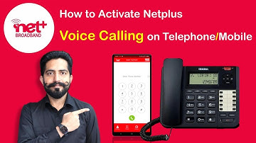 How to Activate Voice Calling Service on Netplus Broadband || VoIP || Smart Telephony
