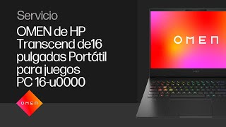 Retirar y sustituir piezas | OMEN by HP Transcend PC portátil para juegos de 16 pulgadas 16-u0000