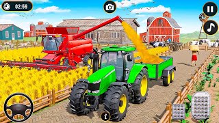 Option 1 (Catchy & Simple)🚜 Tractor Game 3D Farming | Harvesting Crops on the Road 🌾 screenshot 3