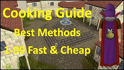 Runescape 3: 1-99 Cooking guide! Commentary + Best methods 350k+ Xp per Hour! 