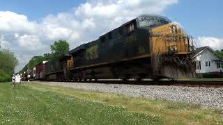 Selma & Micro NC Railfanning With SD70AC & CM44AC Leaders & Amtrak 160 4/20/2024