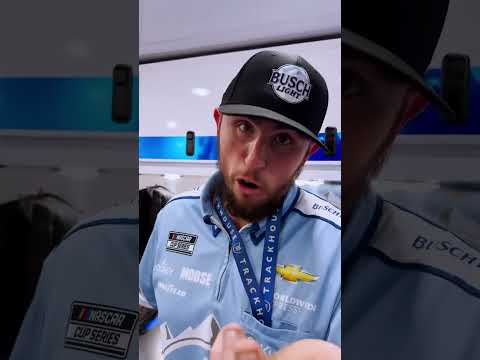 A king needs his Busch Light crown. #nascar #trackhouse #rosschastain #motorsports #buschlight