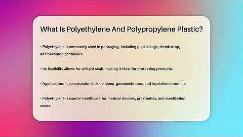 What Is Polyethylene And Polypropylene Plastic? - Chemistry For Everyone