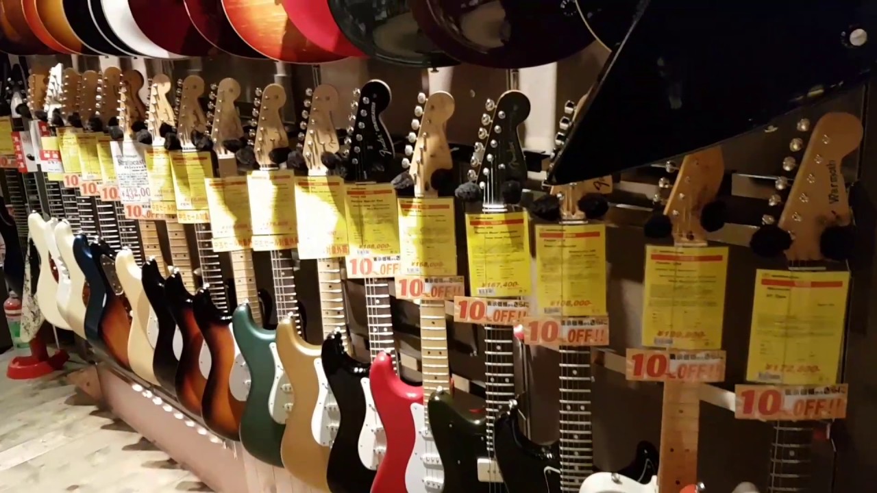 Visiting Ishibashi Music Osaka Japan Shinsaibashi Store (09/03/17