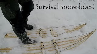DIY snowshoes for bushcraft and survival by NorwegianBushcraft 18,833 views 5 years ago 22 minutes
