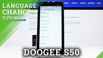 How to Update Language in DOOGEE S50 – Language Settings