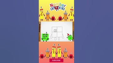 how to draw numberblock4️⃣ #shorts #viralshorts #numberblocks #numberblocksband