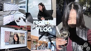 REALISTIC 'early 20s' VLOG 💌; days @ work, makeup unboxing, life crash outs, etc.