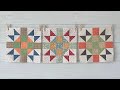 10 autumn patchwork quilt block tutorial