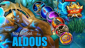TOP GLOBAL ALDOUS ITEM FULL DAMAGE | ALDOUS BEST BUILD 2023