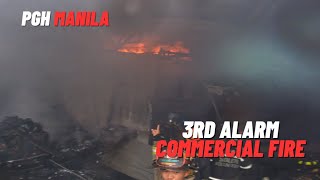 3rd Alarm Commercial Fire @Philippine General Hospital Manila | Iverson Fire Rescue Volunteer