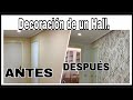 Idea para decorar paredes de hall de casa cmo pintar las paredes de la entrada y empapelar pared 