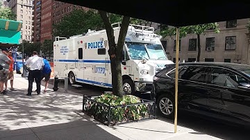 NYPD Life Safety And Systems Division Command Post Mobilized For The NPRDP
