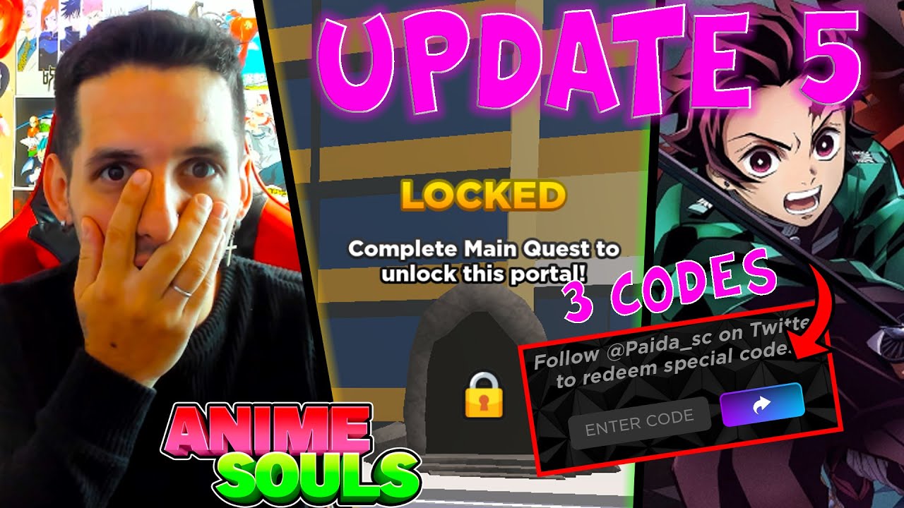 UPDATE 5 ANIME SOULS SIMULATOR CODES ROBLOX *3 NUEVOS CODIGOS* 