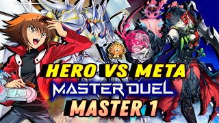 Yu-Gi-Oh! Master Duel - HERO Master 1 VS META SEASON 27 🔥
