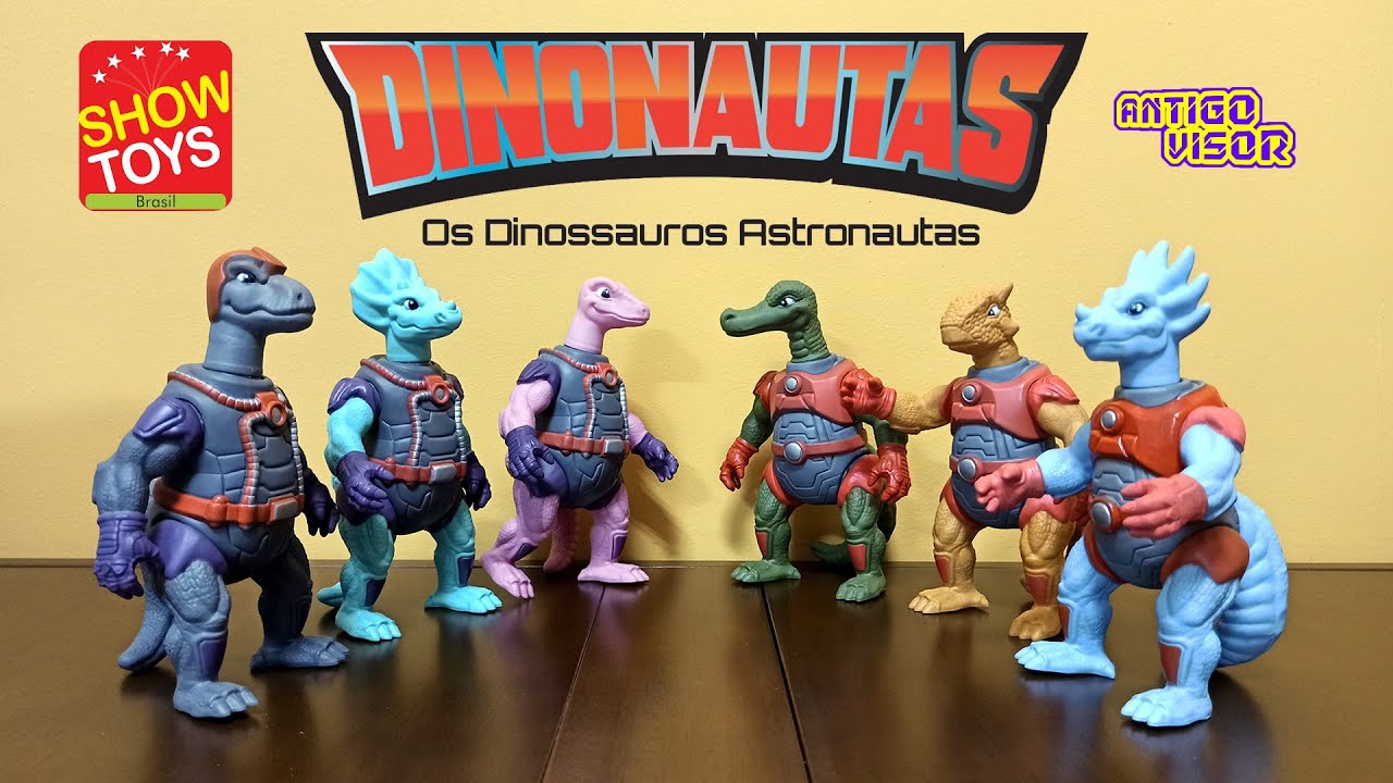 DINONAUTAS OS DINOSSAUROS ASTRONAUTAS Review Bonecos Show Toys Action