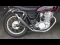 SR400/500用 車坂下 トランペットマフラー スリップオン アップ (MR-EX155U)