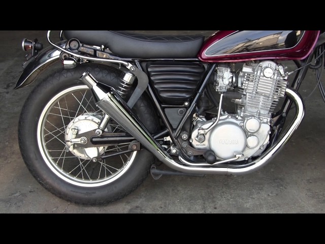 SR400/500用 車坂下 トランペットマフラー スリップオン アップ (MR