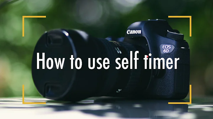 How to use self timer on Canon Cameras |  DSLR Camera Tips 2021