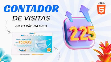 🚀 Cómo Agregar un Contador de Visitas en tu Página Web con HTML, CSS y JavaScript