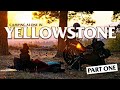 Solo Motorcycle Camping Trip to Yellowstone. 9 Days, 2500 Mile Road Trip on my Harley! (Part One)