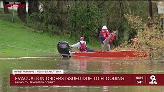 Two Kentucky cities under mandatory evacuation orders due to flooding