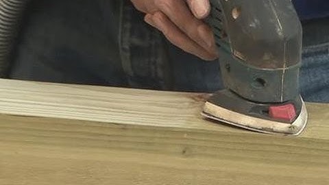How To Operate A Detail Sander