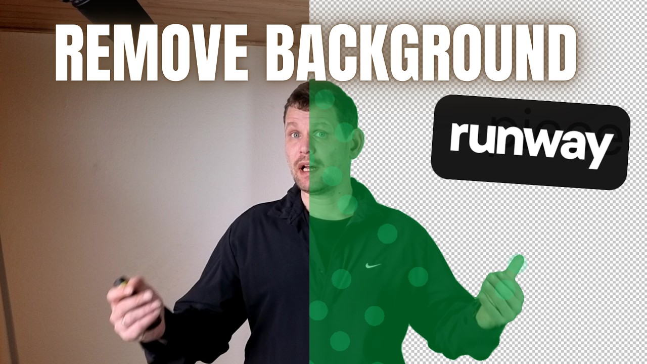 How to Remove Video Background Without Green Screen (RunwayML Tutorial)
