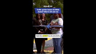 New traffic safety garden keeps legacy alive of Ed White student athlete killed in hit-and-run