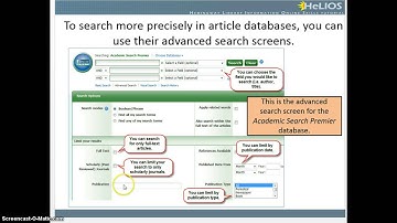 Advanced Search Techniques for Research