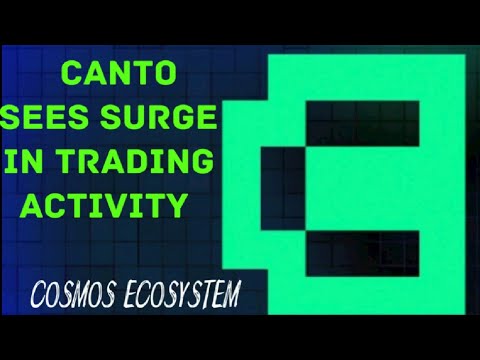 🚨LAYER 1 BLOCKCHAIN CANTO SEES SURGE IN TRADING ACTIVITY #canto #cosmos #cryptocurrency #blockchain