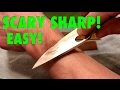 DON'T BUY EXPENSIVE JAPANESE WATER STONES, knife sharpening system easy and cheap