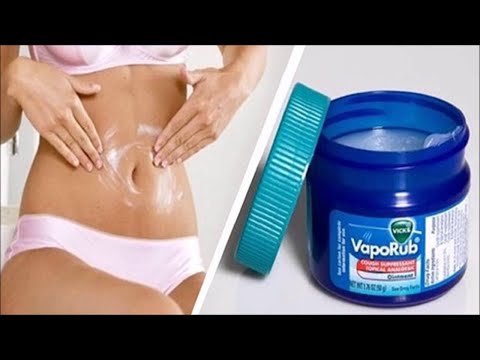 Wie du Wick VapoRub benutzt, um Bauchfett im Schlaf loszuwerden