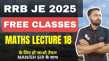 FREE CLASSES FOR RRB JE AND SSC JE || LECTURE 18