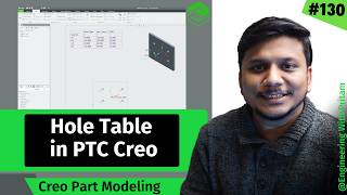 How To Create Hole Table In PTC Creo Drawing (2026) | #130