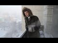 Instant vapor - Boiling water freezes instantly in Siberia