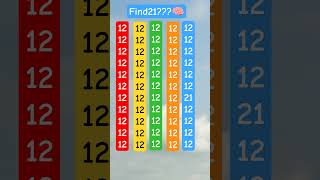 find 21#shorts #challenge #laughchallenge #foryou